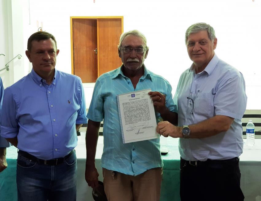 Entrega de Títulos para os Moradores do Bairro Vida Nova 