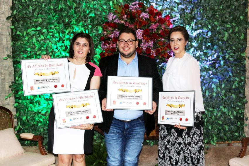 Prêmio de Qualidade Profissional e Empresarial 2019