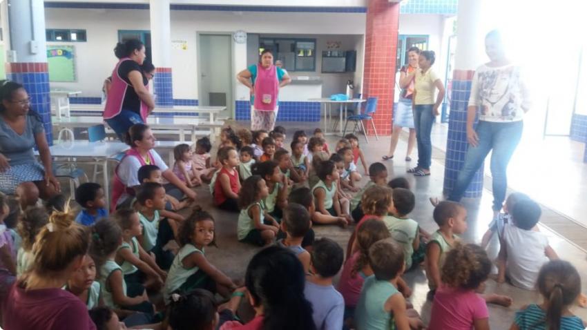 Projeto Produzindo Hortaliças na Escola CMEI Padre Antônio