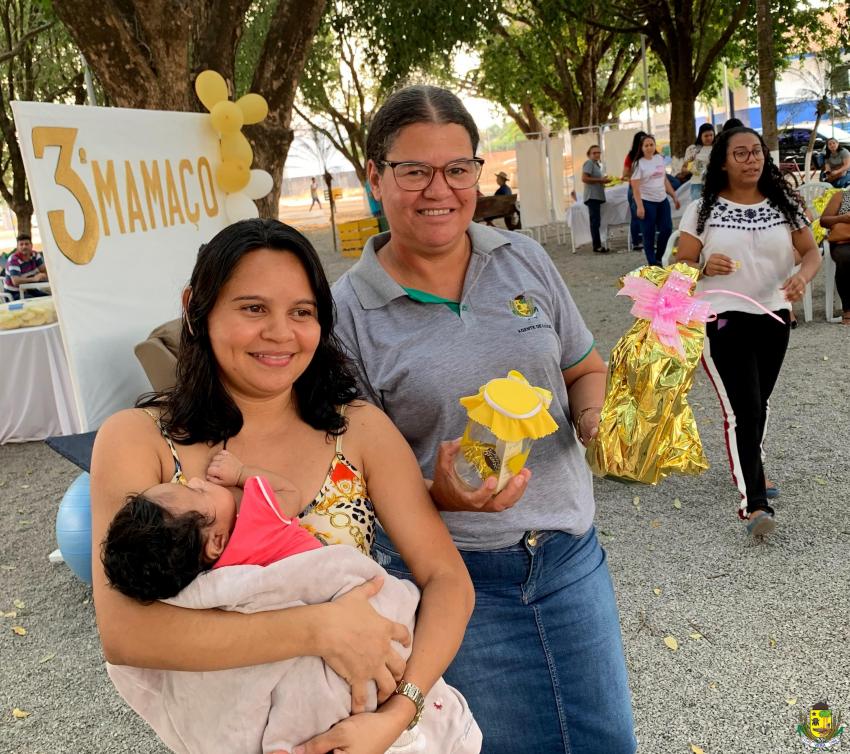 3º Mamaço na Praça, evento realizado pela Saúde