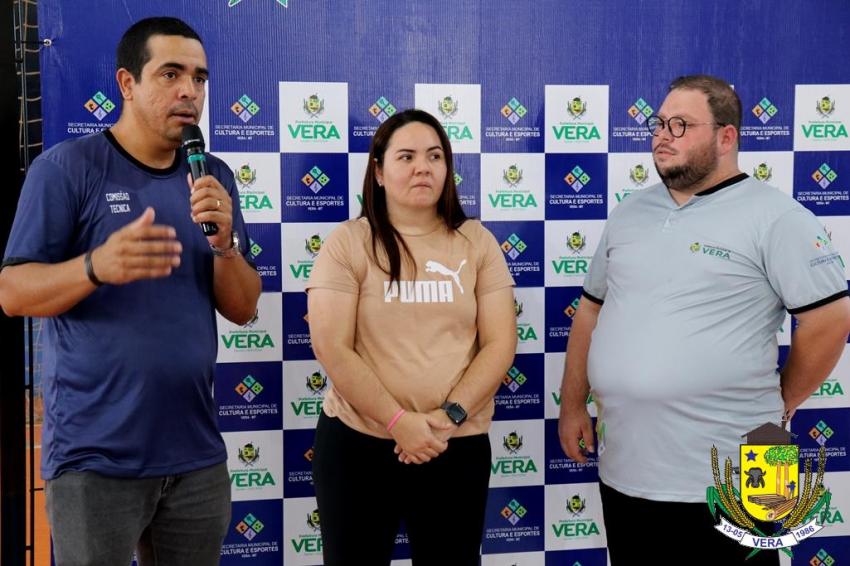Entrega da premiação do 1º Circuito Regional de Categorias de Base Voleibol