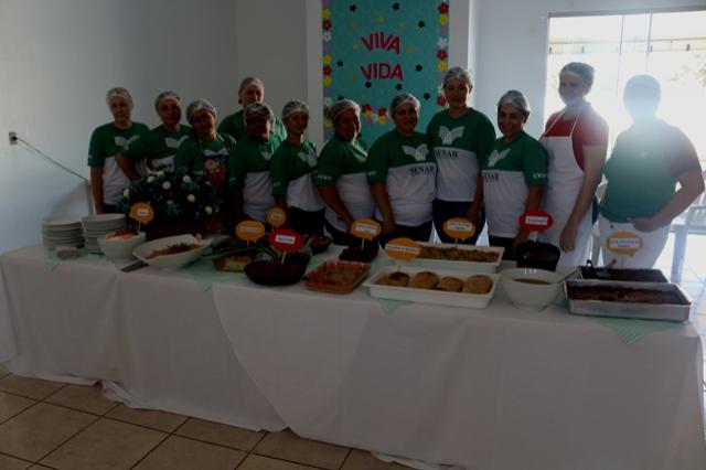 Almoço último dia de Curso SENAR - Merendeiras